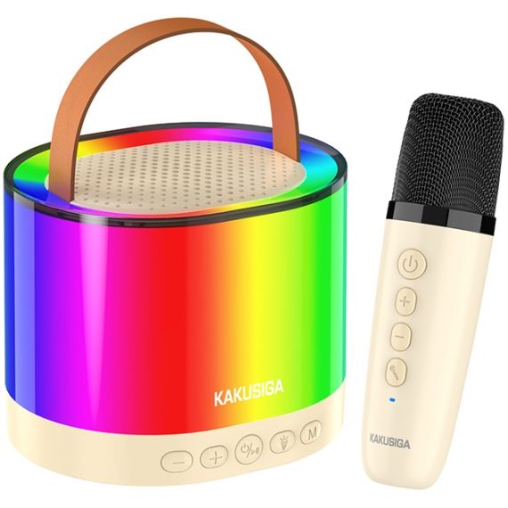 Cassa acustica portatile Bluetooth/SD/AUX luci LED 5W con microfono KSC-1006 Cassa acustica portatile Bluetooth/SD/AUX luci LED 5W con microfono KSC-1006